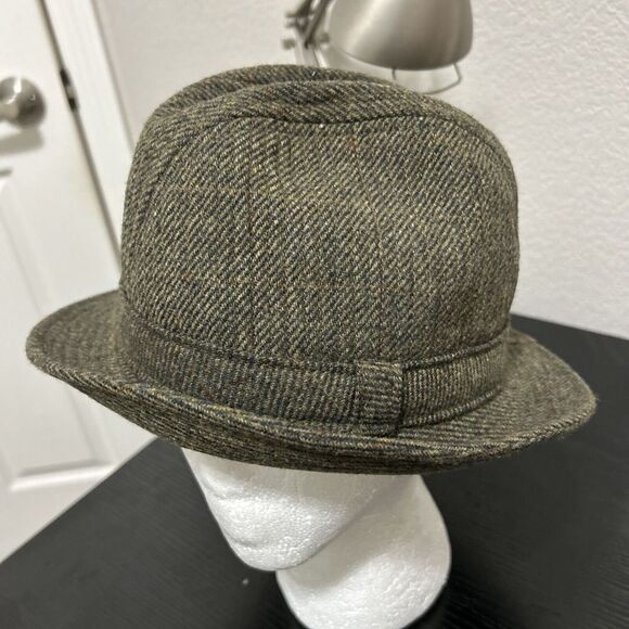 Pendleton Vintage 100% Wool Tweed Brimmed Fedora Bucket Hat- USA Medium - Picture 2 of 14